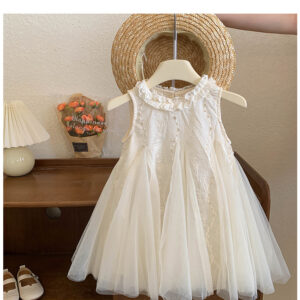 422 Summer Princess Design Little Baby Girls Embroidery Flower Dress Infant Toddler Kids Tutu Dresses Clothing