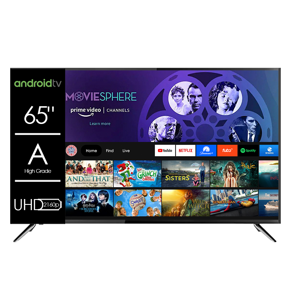 Accept Custom Television 65inch Smart TV 4K UHD LED TV 65 75 85 Inch Tvs - Image 3