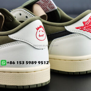 New Style Best Quality Travis Scotts Medium Olive Basketball Style Shoes Men Sports Shoes Casual Fashion Sneakers