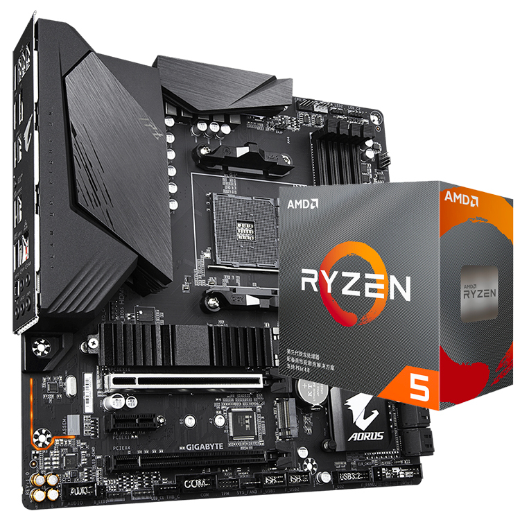 Hot Sale Combo GIGABYTE B550M AORUS PRO Used Motherboard for Gaming Desktop with AMD AM4 Ryzen R5 7 9 3600 3600X 3700X CPU - Image 4