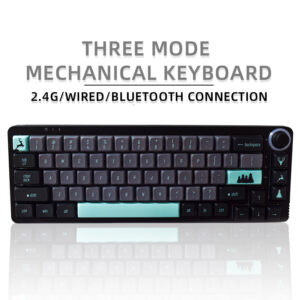AFLION 2021 Hot Selling Diy Blue Switch 60% Rgb Wireless Dual Mode 5 Pin Hotswap Mechanical Keyboard