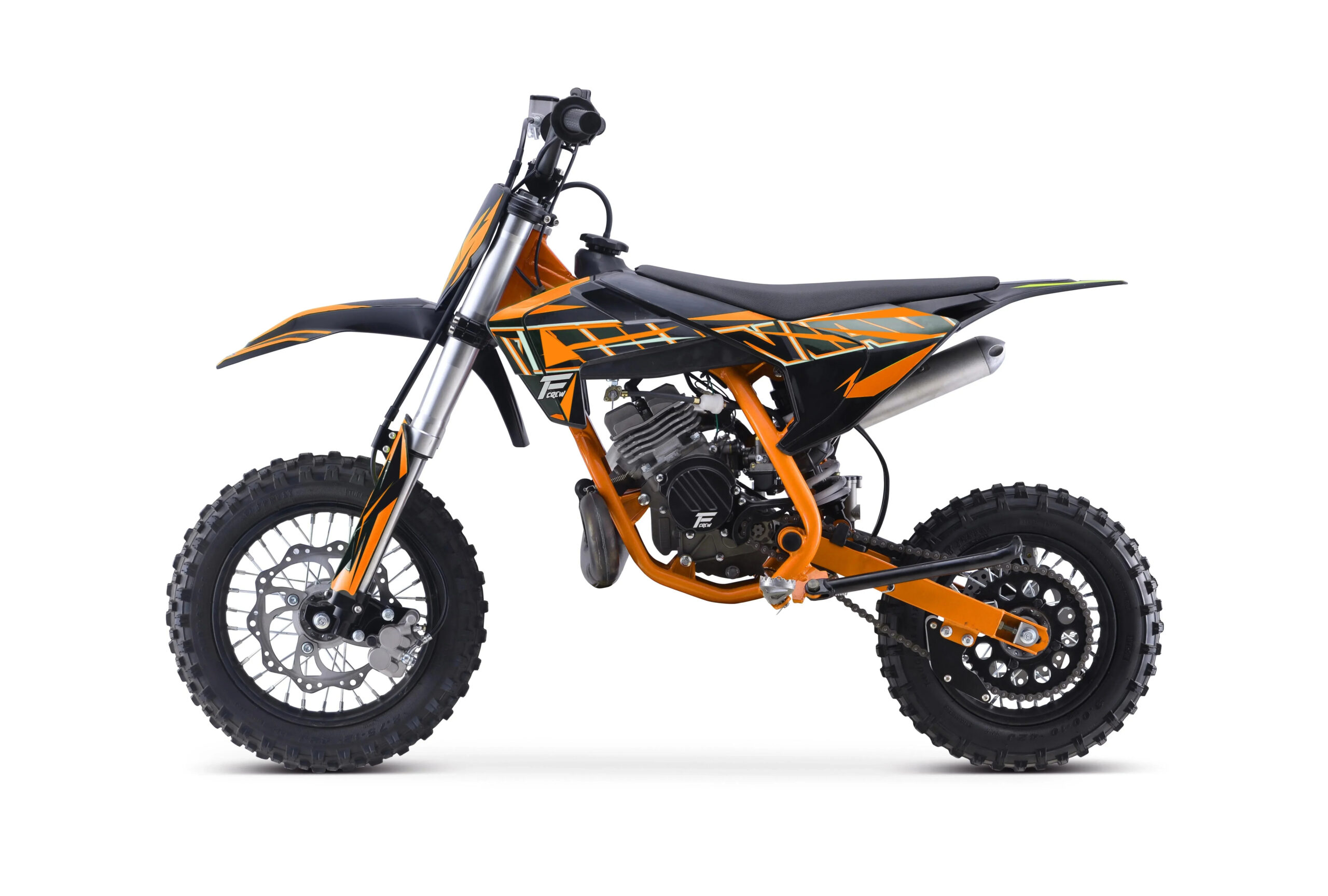 50cc Dirt Bike with Disc Brake2 Stroke Electric Start Motorcycle with Single Cylinder Air-cool Off Road Cross Pit Bike for Kid - Image 2