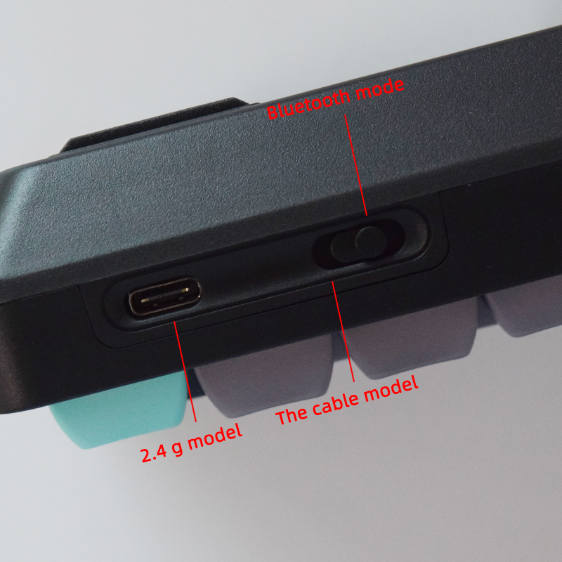 AFLION 2021 Hot Selling Diy Blue Switch 60% Rgb Wireless Dual Mode 5 Pin Hotswap Mechanical Keyboard - Image 3