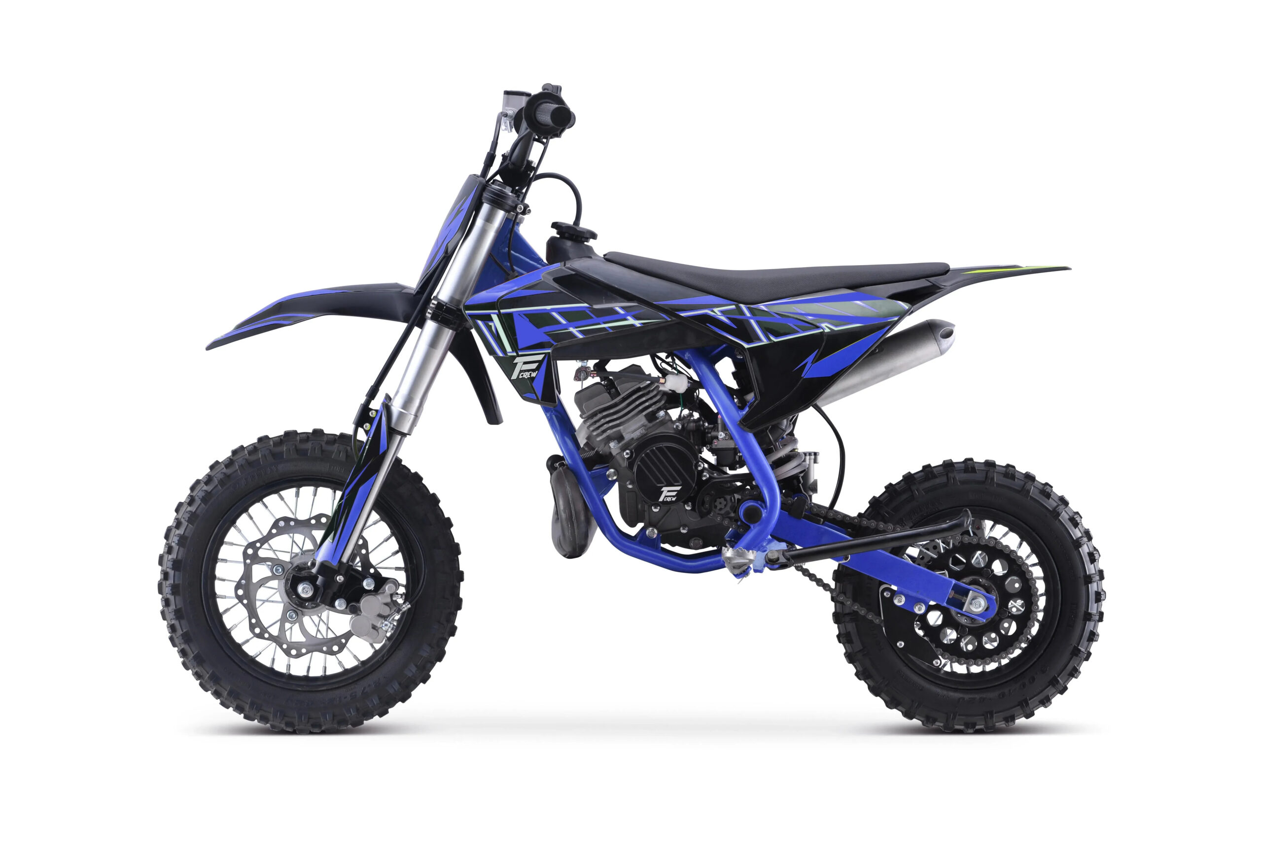 50cc Dirt Bike with Disc Brake2 Stroke Electric Start Motorcycle with Single Cylinder Air-cool Off Road Cross Pit Bike for Kid - Image 3