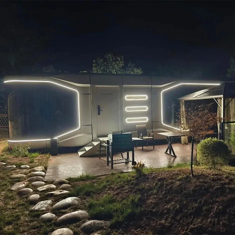 20ft 30ft 40ft Mobile Homes, Luxury Tiny Houses, Prefabricated Space Capsule Container House, Ideal for Commercial Use - Image 2