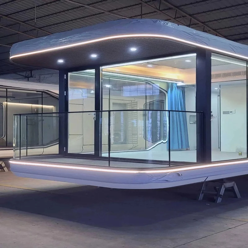 Luxury Soundproof Prefab Capsule House | Tiny Prefabricated Retreat with Bathroom - Image 2