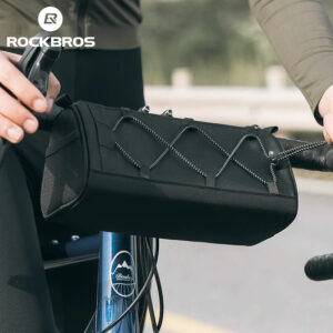 ROCKBROS Bike Handlebar Front Bag Large Capacity Bicycle Front Storage Bag Portable Shoulder Bag Multi-purpose Cycling Accessory