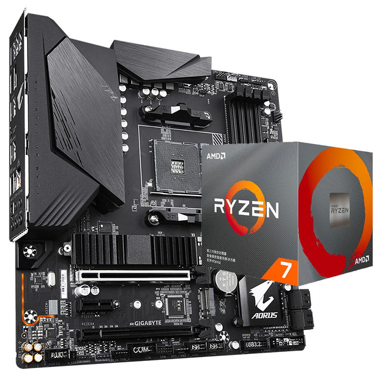 Hot Sale Combo GIGABYTE B550M AORUS PRO Used Motherboard for Gaming Desktop with AMD AM4 Ryzen R5 7 9 3600 3600X 3700X CPU - Image 6