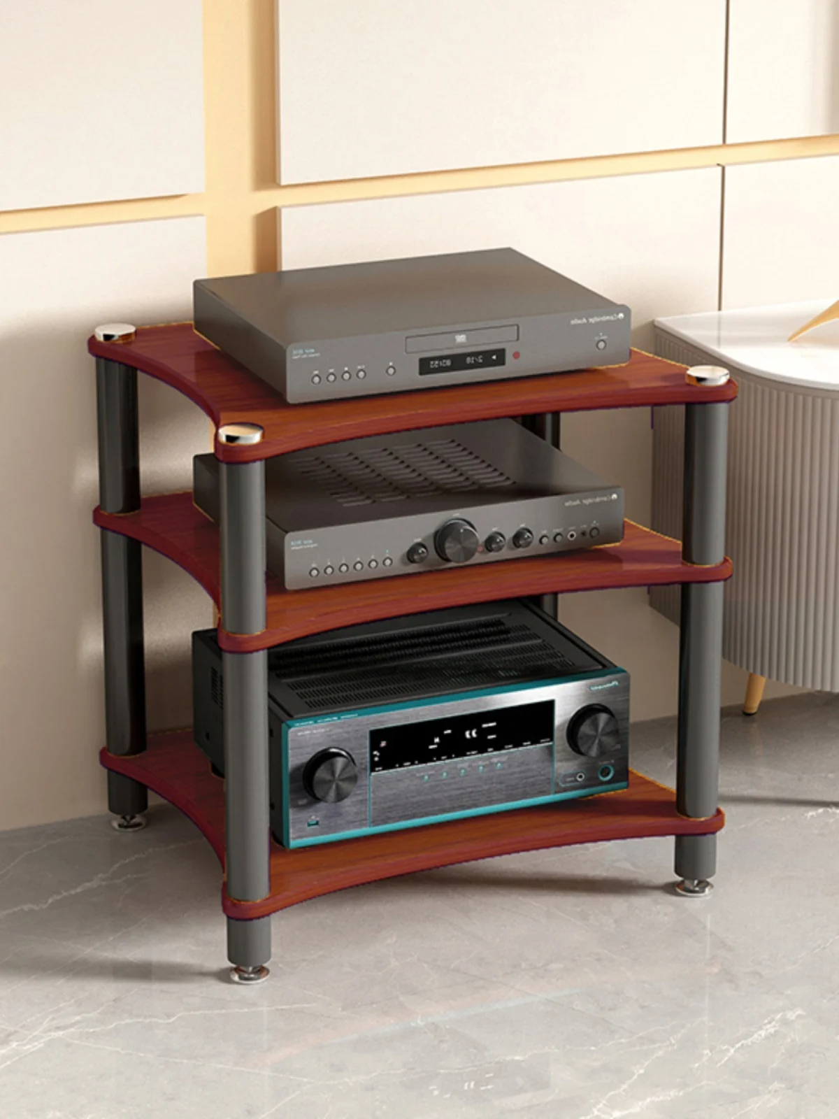 A-852 Power Amplifier Rack Cabinet Audio Room Home Theater Conference Room Equipment Cabinet Audio Tank Shock Absorber Stand - Image 4