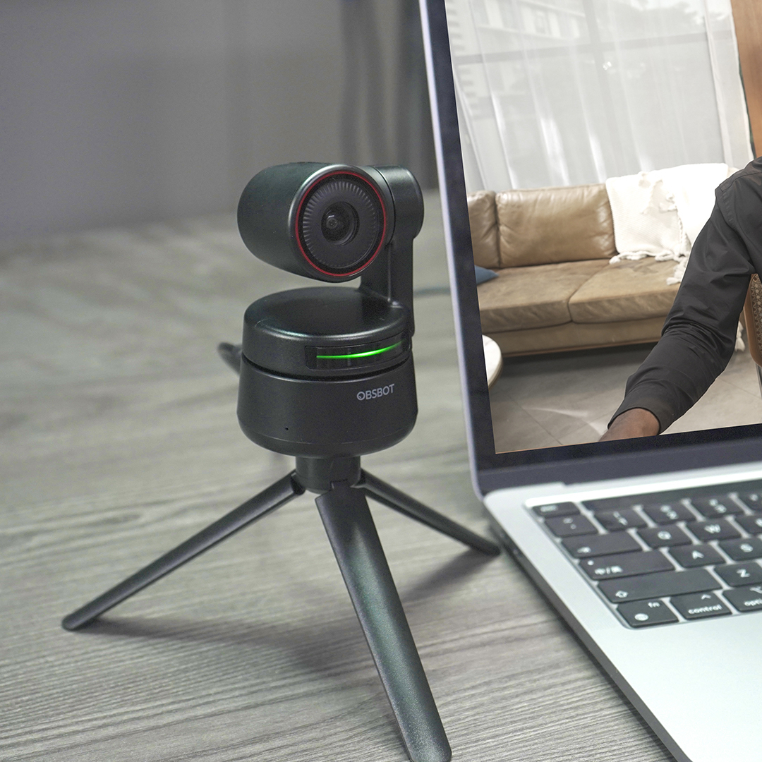 OBSBOT Tiny 4K AI Powered Webcam AI-Tracking Auto-Framing Gesture Control HDR Dual Omni-Directional Mic Recording Streaming - Image 5