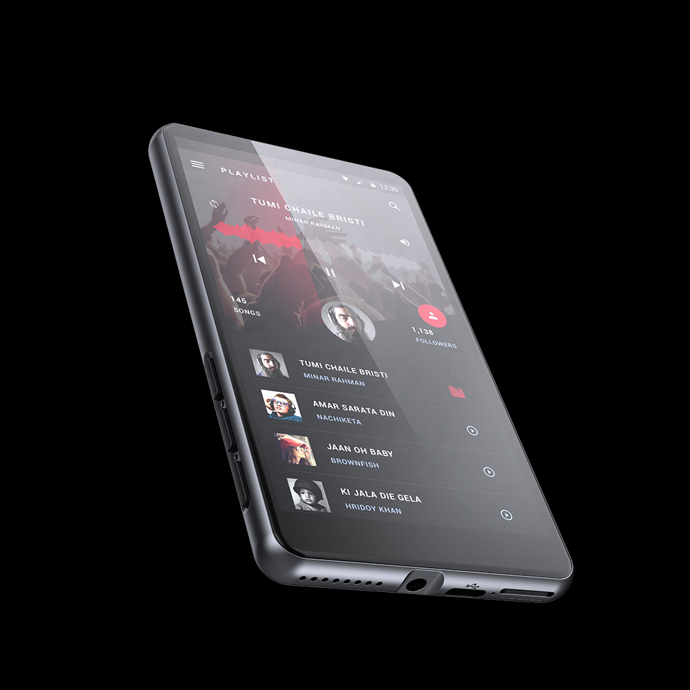 HBNKH H-R900 Multimedia Android 8GB Mp3 Wifi Version Mp5 Game Player with Customized APP Installation and Type-c Interface - Image 5