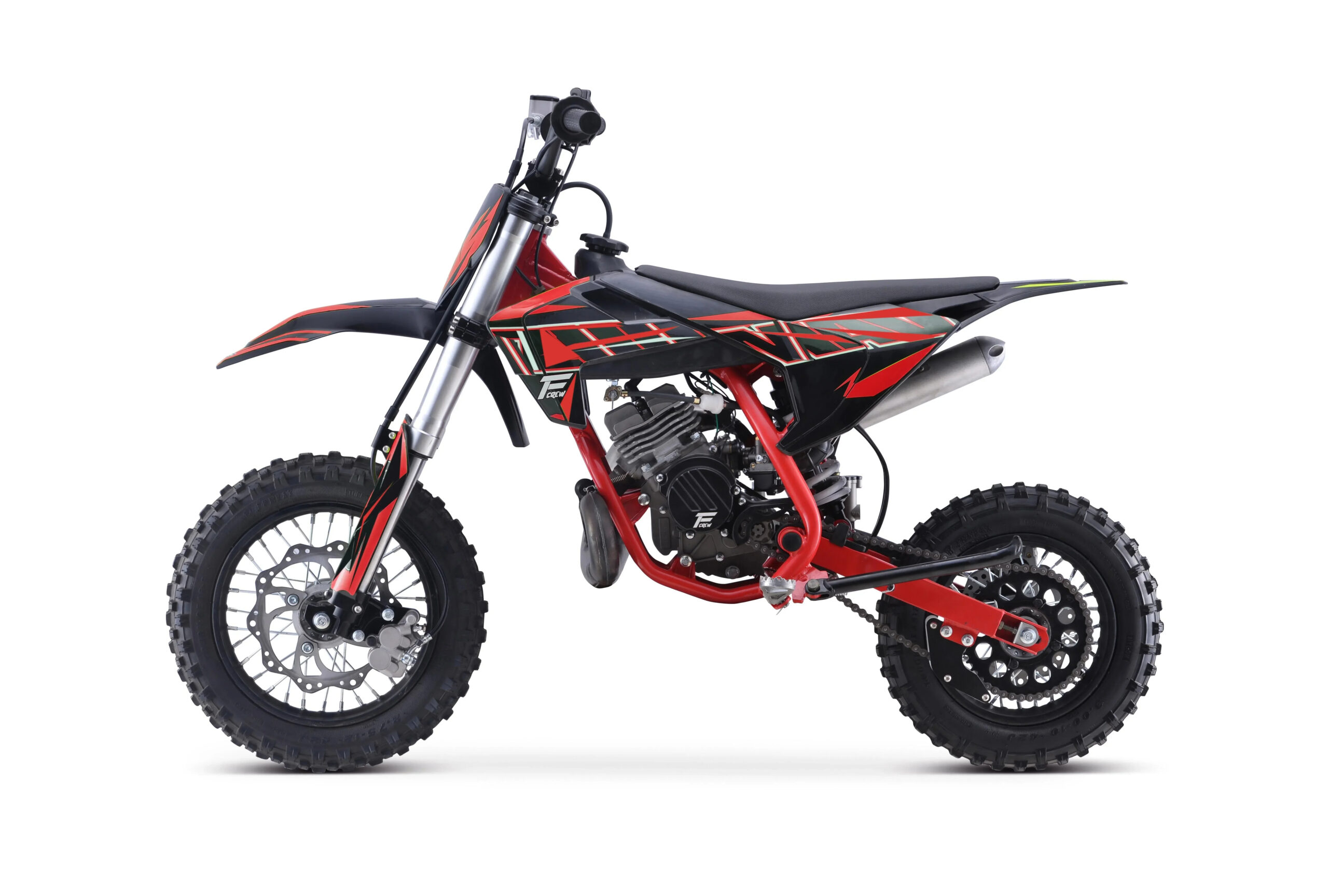 50cc Dirt Bike with Disc Brake2 Stroke Electric Start Motorcycle with Single Cylinder Air-cool Off Road Cross Pit Bike for Kid - Image 4