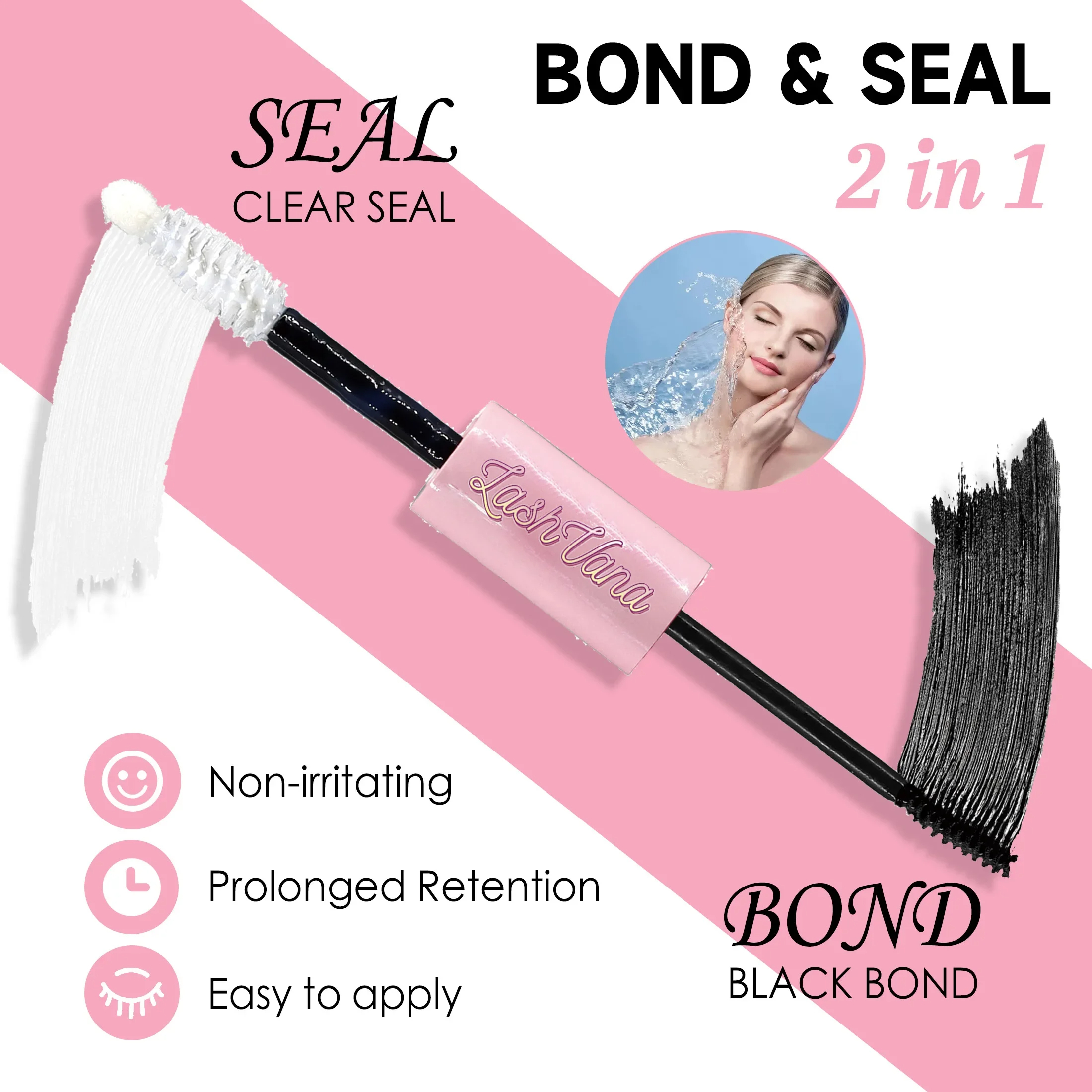 DIY Lashes Extension Kit Eyelashes 200 PCS Clusters Lash Bond and Seal Makeup Tools for Gluing Lashes Gluing Glue Accessories - Image 2