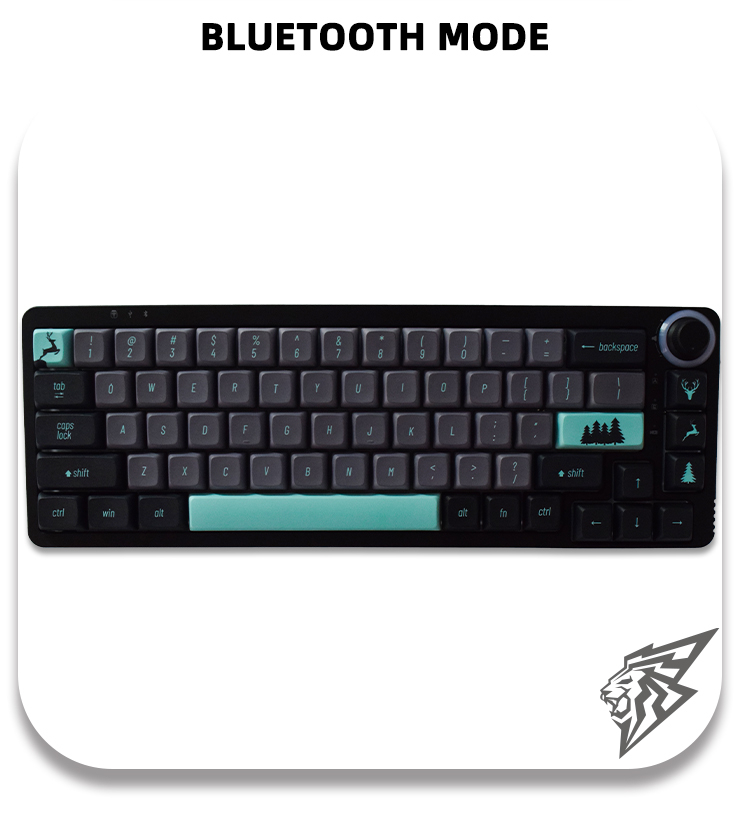 AFLION 2021 Hot Selling Diy Blue Switch 60% Rgb Wireless Dual Mode 5 Pin Hotswap Mechanical Keyboard - Image 6