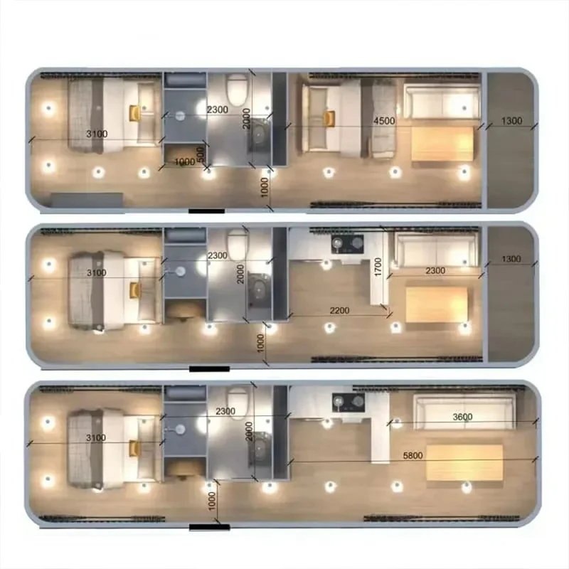 20ft 30ft 40ft Mobile Homes, Luxury Tiny Houses, Prefabricated Space Capsule Container House, Ideal for Commercial Use - Image 5