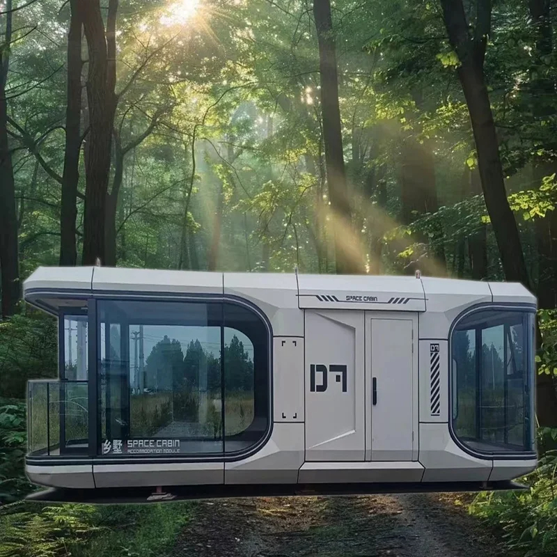 Luxury Soundproof Prefab Capsule House | Tiny Prefabricated Retreat with Bathroom - Image 5