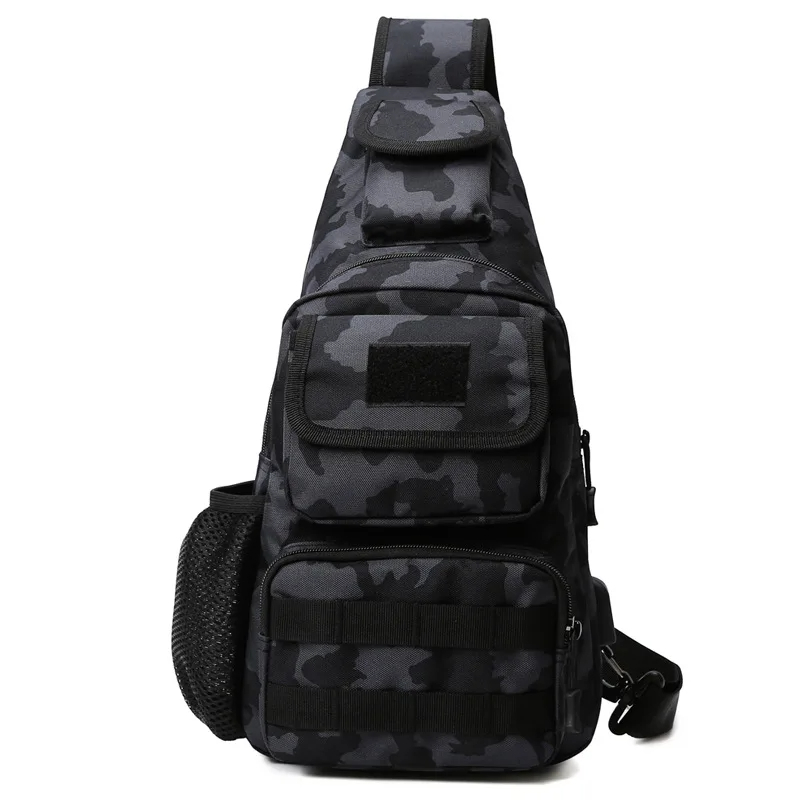 Fanny USB Chest Bag Camping Backpack Molle Bag Tactical Messenger Bags Belt Outdoor Hunting Assualt Sling Bag Fishing Climbing - Image 4