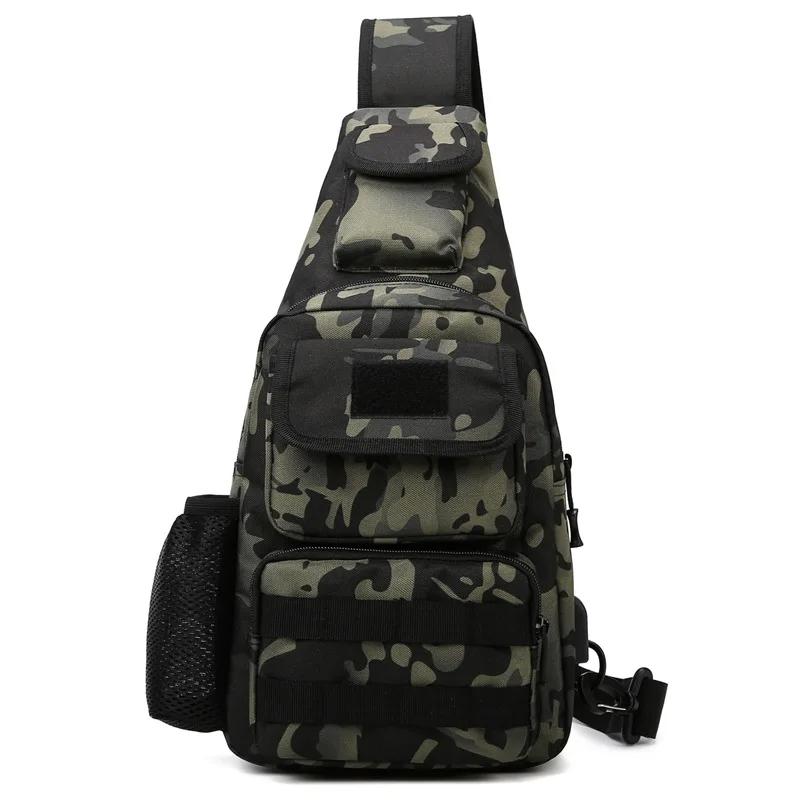 Fanny USB Chest Bag Camping Backpack Molle Bag Tactical Messenger Bags Belt Outdoor Hunting Assualt Sling Bag Fishing Climbing - Image 3
