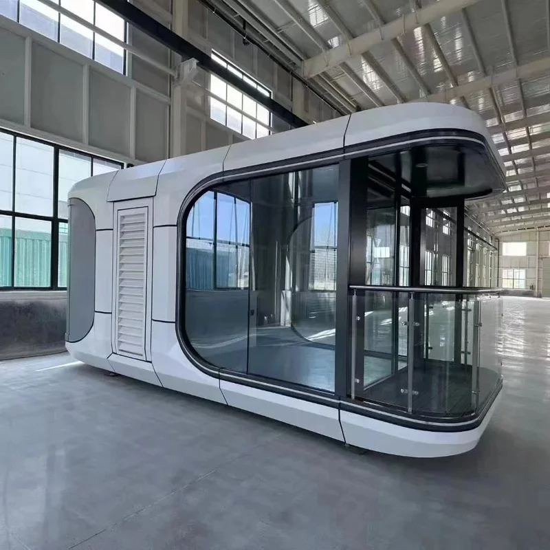 Luxury Soundproof Prefab Capsule House | Tiny Prefabricated Retreat with Bathroom - Image 6