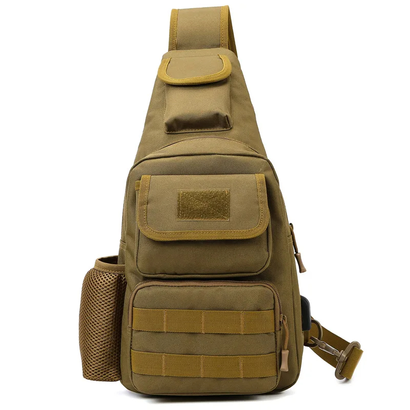 Fanny USB Chest Bag Camping Backpack Molle Bag Tactical Messenger Bags Belt Outdoor Hunting Assualt Sling Bag Fishing Climbing - Image 2